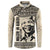 South Africa Nelson Mandela - Father Of Nation Button Sweatshirt Vintage African Pattern