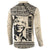 South Africa Nelson Mandela - Father Of Nation Button Sweatshirt Vintage African Pattern