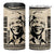 South Africa Nelson Mandela - Father Of Nation 4 in 1 Can Cooler Tumbler Vintage African Pattern