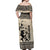 South Africa Nelson Mandela - Father Of Nation Off Shoulder Maxi Dress Vintage African Pattern