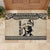 South Africa Nelson Mandela - Father Of Nation Rubber Doormat Vintage African Pattern