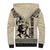 South Africa Nelson Mandela - Father Of Nation Sherpa Hoodie Vintage African Pattern