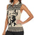 South Africa Nelson Mandela - Father Of Nation Women Sleeveless Polo Shirt Vintage African Pattern