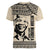 South Africa Nelson Mandela - Father Of Nation Women V-Neck T-Shirt Vintage African Pattern