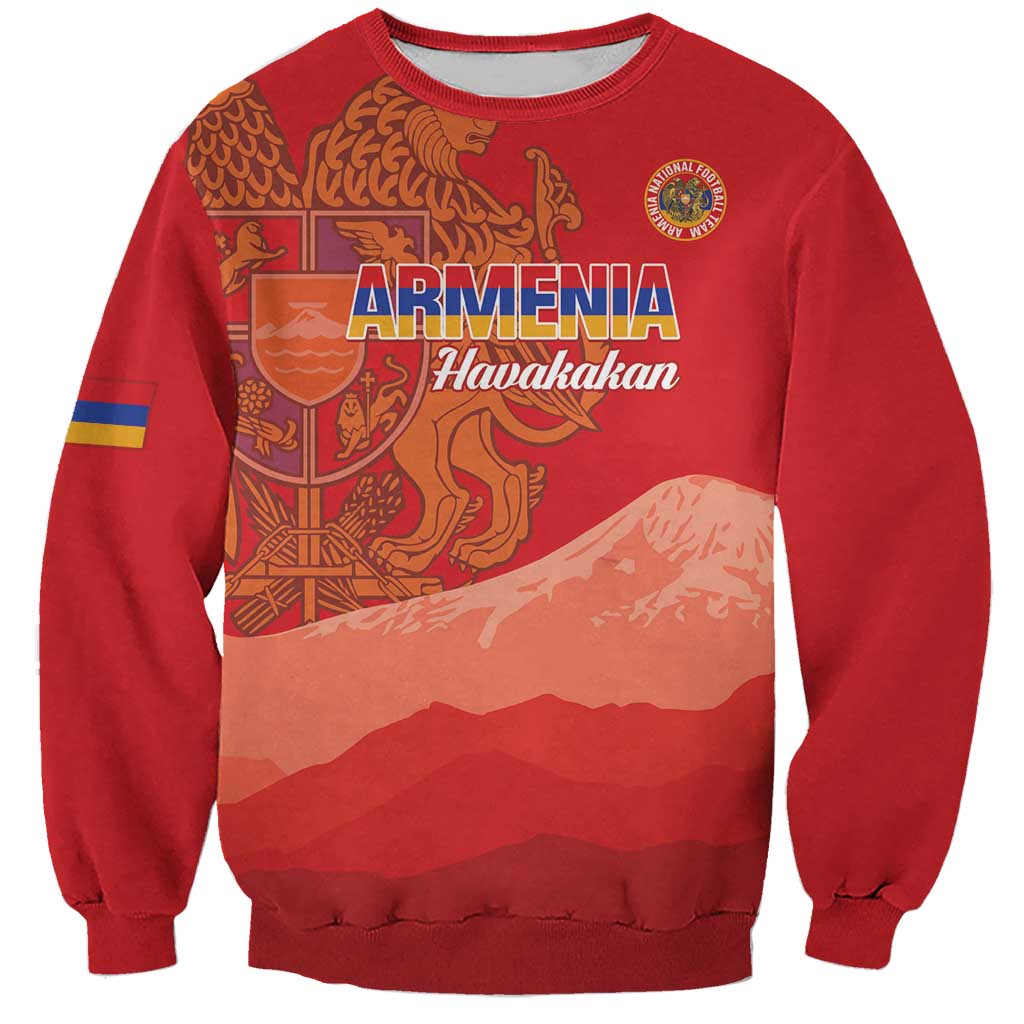 Custom Armenia Football Sweatshirt Come On Havakakan