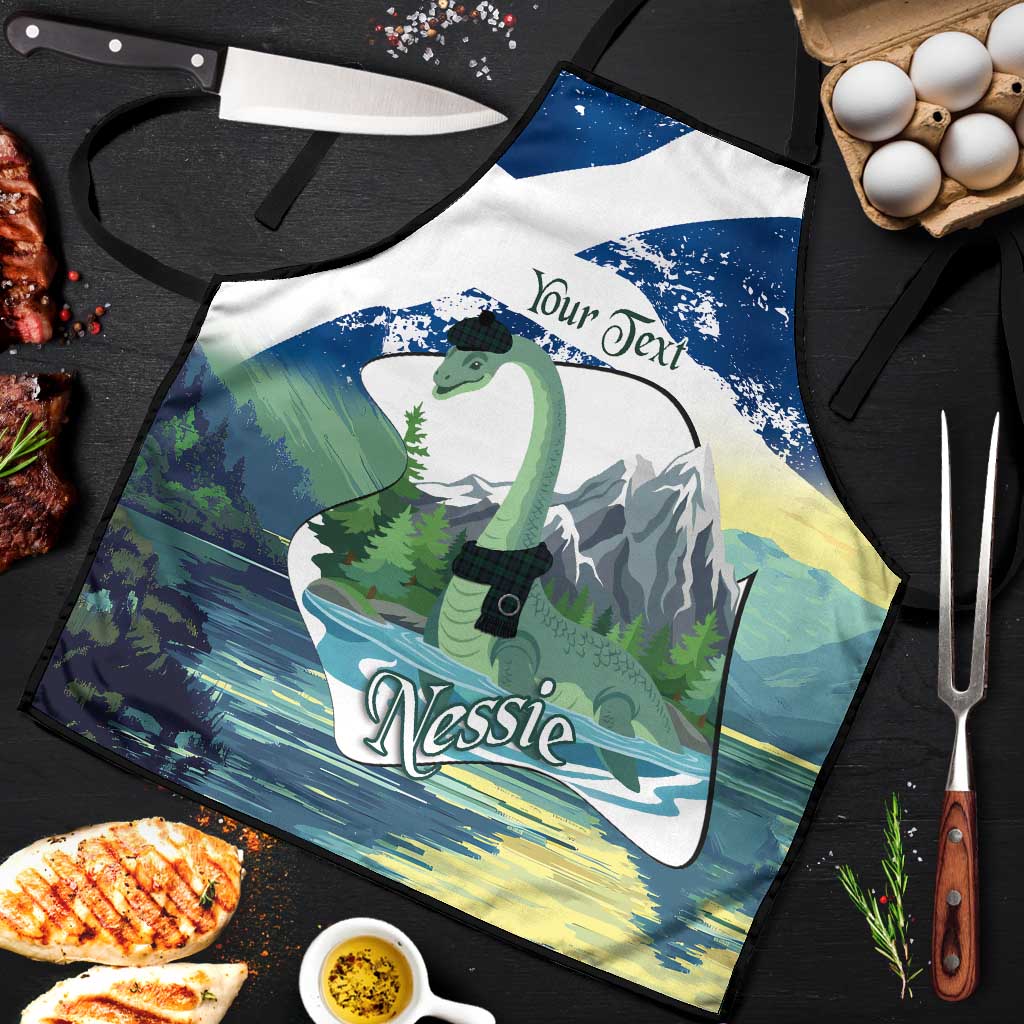 Personalised Nessie Scotland Apron Scottish Folklore Loch Ness Monster