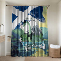 Personalised Nessie Scotland Bathroom Set Scottish Folklore Loch Ness Monster
