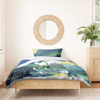 Personalised Nessie Scotland Bedding Set Scottish Folklore Loch Ness Monster