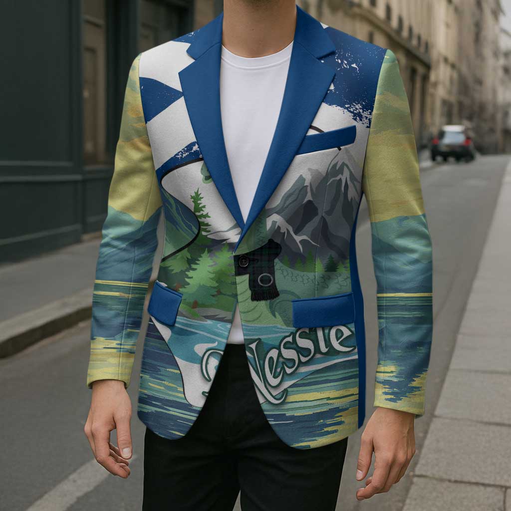 Personalised Nessie Scotland Blazer Scottish Folklore Loch Ness Monster