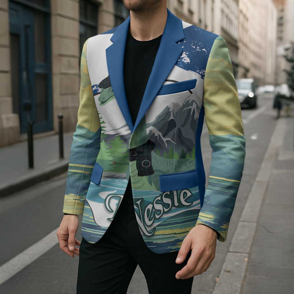 Personalised Nessie Scotland Blazer Scottish Folklore Loch Ness Monster