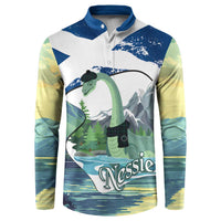 Personalised Nessie Scotland Button Sweatshirt Scottish Folklore Loch Ness Monster