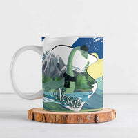 Personalised Nessie Scotland Ceramic Mug Scottish Folklore Loch Ness Monster