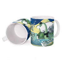 Personalised Nessie Scotland Ceramic Mug Scottish Folklore Loch Ness Monster