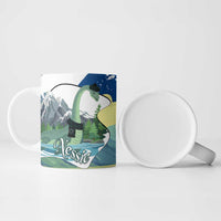 Personalised Nessie Scotland Ceramic Mug Scottish Folklore Loch Ness Monster