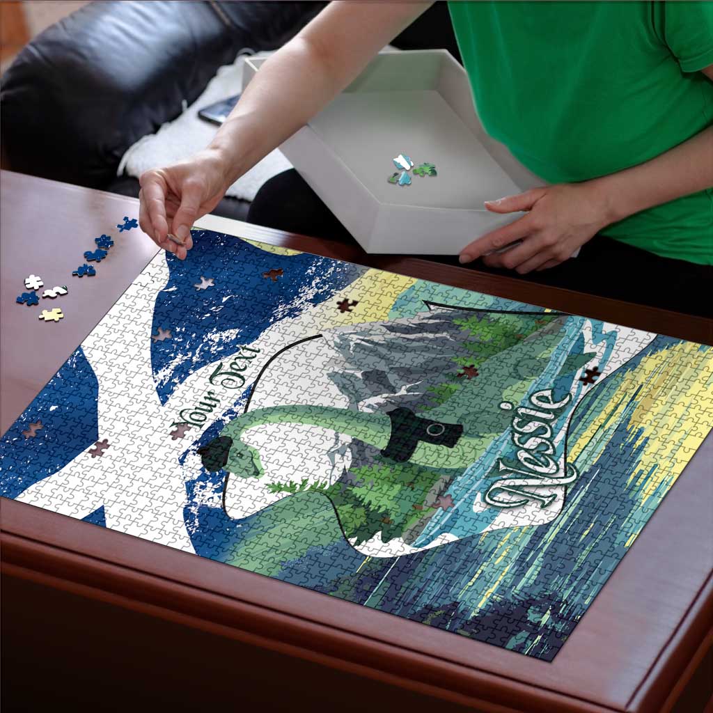 Personalised Nessie Scotland Puzzle Scottish Folklore Loch Ness Monster