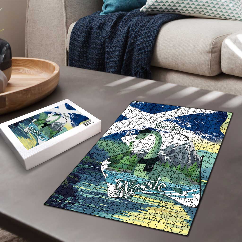 Personalised Nessie Scotland Puzzle Scottish Folklore Loch Ness Monster