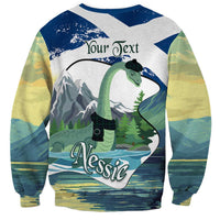 Personalised Nessie Scotland Sweatshirt Scottish Folklore Loch Ness Monster