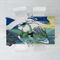Personalised Nessie Scotland Tablecloth Scottish Folklore Loch Ness Monster