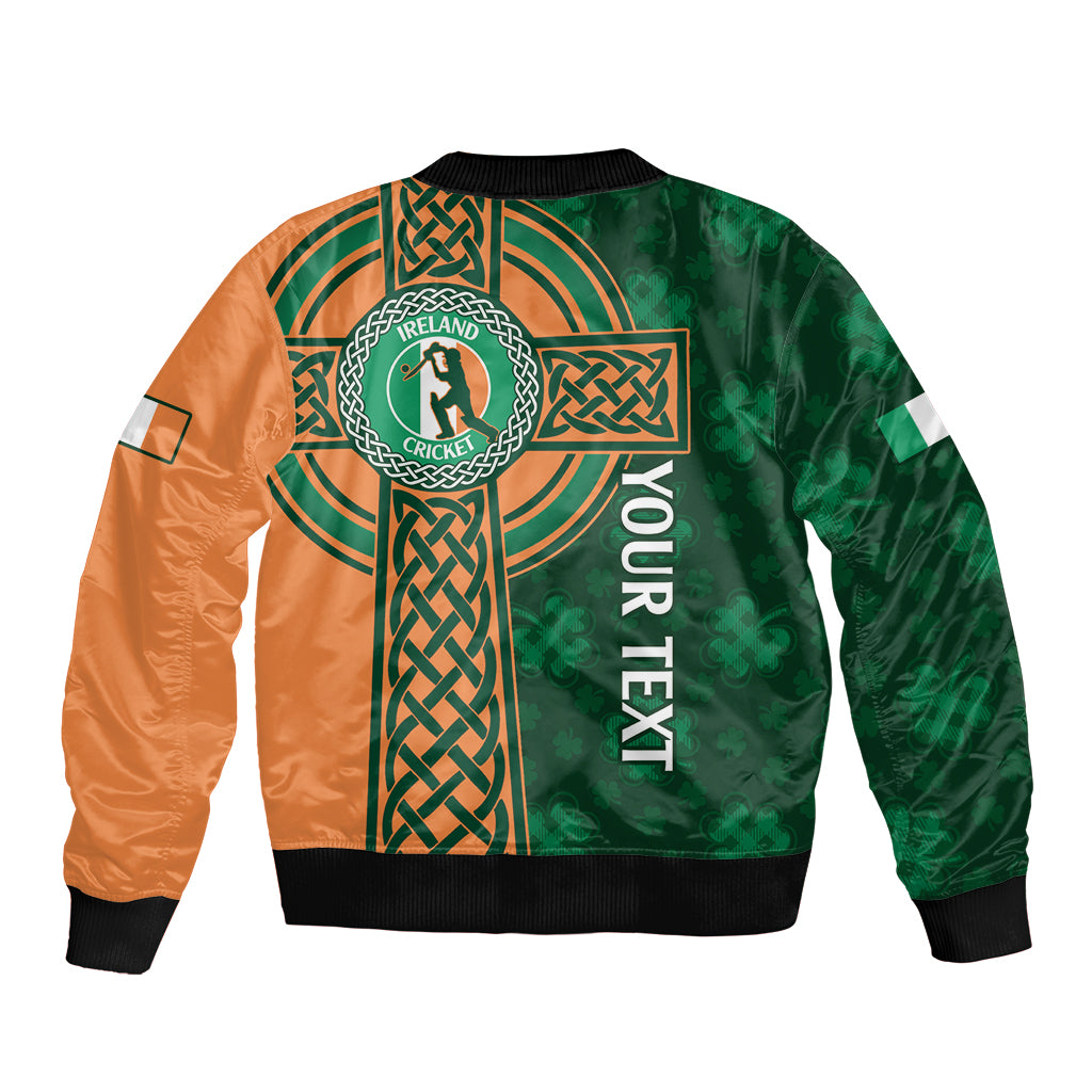 Green and orange bomber jacket with Celtic crest, knot panel, and 'YOUR NEXT' text