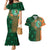 Custom Ireland Cricket Couples Matching Mermaid Dress and Hawaiian Shirt 2024 Celtic Shamrock Go Champions - Wonder Print Shop