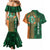 Custom Ireland Cricket Couples Matching Mermaid Dress and Hawaiian Shirt 2024 Celtic Shamrock Go Champions - Wonder Print Shop