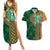 Custom Ireland Cricket Couples Matching Summer Maxi Dress and Hawaiian Shirt 2024 Celtic Shamrock Go Champions - Wonder Print Shop