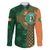 Custom Ireland Cricket Family Matching Puletasi and Hawaiian Shirt 2024 Celtic Shamrock Go Champions - Wonder Print Shop