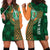 Custom Ireland Cricket Hoodie Dress 2024 Celtic Shamrock Go Champions - Wonder Print Shop