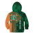 Custom Ireland Cricket Kid Hoodie 2024 Celtic Shamrock Go Champions - Wonder Print Shop