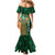 Custom Ireland Cricket Mermaid Dress 2024 Celtic Shamrock Go Champions - Wonder Print Shop