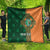 Custom Ireland Cricket Quilt 2024 Celtic Shamrock Go Champions