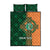 Custom Ireland Cricket Quilt Bed Set 2024 Celtic Shamrock Go Champions