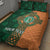 Custom Ireland Cricket Quilt Bed Set 2024 Celtic Shamrock Go Champions