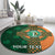 Custom Ireland Cricket Round Carpet 2024 Celtic Shamrock Go Champions