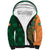 Custom Ireland Cricket Sherpa Hoodie 2024 Celtic Shamrock Go Champions