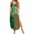 Custom Ireland Cricket Summer Maxi Dress 2024 Celtic Shamrock Go Champions