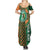 Custom Ireland Cricket Summer Maxi Dress 2024 Celtic Shamrock Go Champions