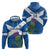 Custom Scotland Cricket Hoodie 2024 Scottish Thistle Flag Style - Wonder Print Shop