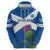 Custom Scotland Cricket Hoodie 2024 Scottish Thistle Flag Style - Wonder Print Shop