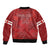 Custom Canada Cricket Bomber Jacket 2024 Maple Leaf Go Champions - Wonder Print Shop