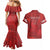 Custom Canada Cricket Couples Matching Mermaid Dress and Hawaiian Shirt 2024 Maple Leaf Go Champions - Wonder Print Shop