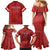 Custom Canada Cricket Family Matching Mermaid Dress and Hawaiian Shirt 2024 Maple Leaf Go Champions - Wonder Print Shop