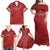 Custom Canada Cricket Family Matching Off Shoulder Maxi Dress and Hawaiian Shirt 2024 Maple Leaf Go Champions - Wonder Print Shop