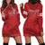 Custom Canada Cricket Hoodie Dress 2024 Maple Leaf Go Champions - Wonder Print Shop