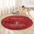 Custom Canada Cricket Round Carpet 2024 Maple Leaf Go Champions