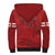 Custom Canada Cricket Sherpa Hoodie 2024 Maple Leaf Go Champions