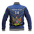 Custom Namibia Cricket Baseball Jacket 2024 Go Eagles African Pattern - Wonder Print Shop