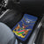 Custom Namibia Cricket Car Mats 2024 Go Eagles African Pattern - Wonder Print Shop