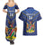 Custom Namibia Cricket Couples Matching Summer Maxi Dress and Hawaiian Shirt 2024 Go Eagles African Pattern - Wonder Print Shop