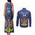 Custom Namibia Cricket Couples Matching Tank Maxi Dress and Long Sleeve Button Shirt 2024 Go Eagles African Pattern - Wonder Print Shop